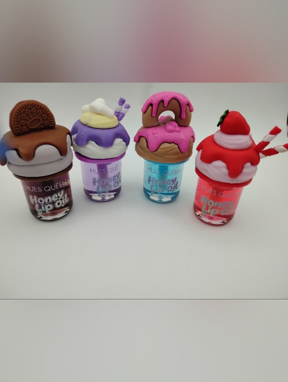 Honey Lip Oil With A Cookie, Donut, Strawberry, & Milkshake Top - Picture 5 of 5